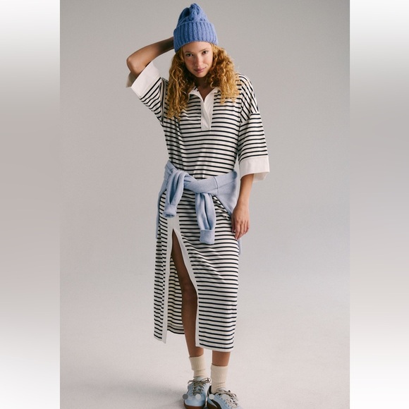 Free people Jaskon Rugby Midi Dress - Picture 2 of 9